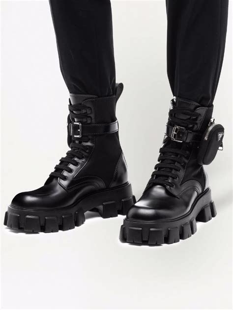 prada homme boots|prada ankle boots men's.